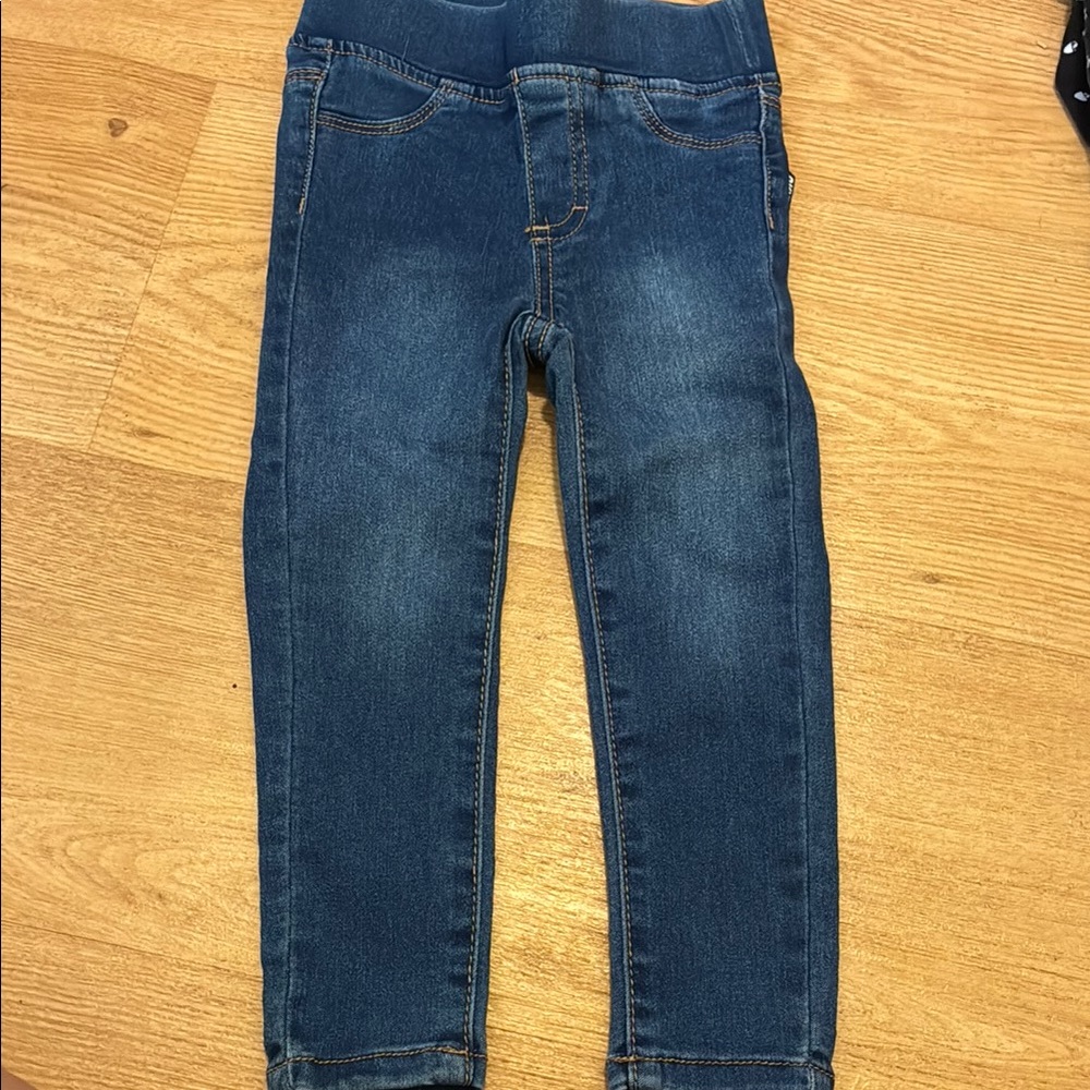 Dkny Blue Stretchy Pull-On Jeans